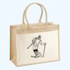 Cotton Pocket Jute Shopper Thumbnail