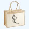 Cotton Pocket Jute Shopper Thumbnail