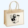 Cotton Pocket Jute Shopper Thumbnail