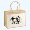 Cotton Pocket Jute Shopper Thumbnail