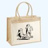 Cotton Pocket Jute Shopper Thumbnail