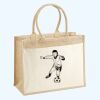 Cotton Pocket Jute Shopper Thumbnail