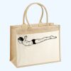 Cotton Pocket Jute Shopper Thumbnail