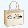 Cotton Pocket Jute Shopper Thumbnail