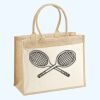 Cotton Pocket Jute Shopper Thumbnail