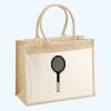Cotton Pocket Jute Shopper Thumbnail