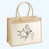 Cotton Pocket Jute Shopper Thumbnail