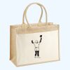 Cotton Pocket Jute Shopper Thumbnail