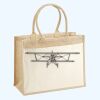 Cotton Pocket Jute Shopper Thumbnail