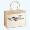Cotton Pocket Jute Shopper Thumbnail