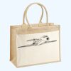 Cotton Pocket Jute Shopper Thumbnail