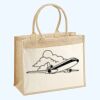 Cotton Pocket Jute Shopper Thumbnail