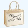 Cotton Pocket Jute Shopper Thumbnail