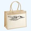 Cotton Pocket Jute Shopper Thumbnail