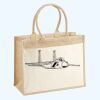 Cotton Pocket Jute Shopper Thumbnail