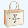 Cotton Pocket Jute Shopper Thumbnail