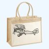 Cotton Pocket Jute Shopper Thumbnail