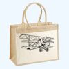 Cotton Pocket Jute Shopper Thumbnail