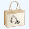 Cotton Pocket Jute Shopper Thumbnail