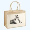 Cotton Pocket Jute Shopper Thumbnail