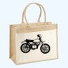 Cotton Pocket Jute Shopper Thumbnail