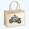 Cotton Pocket Jute Shopper Thumbnail