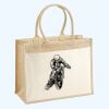 Cotton Pocket Jute Shopper Thumbnail