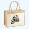 Cotton Pocket Jute Shopper Thumbnail