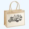 Cotton Pocket Jute Shopper Thumbnail