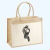 Cotton Pocket Jute Shopper Thumbnail