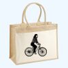 Cotton Pocket Jute Shopper Thumbnail