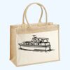 Cotton Pocket Jute Shopper Thumbnail
