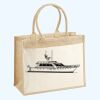 Cotton Pocket Jute Shopper Thumbnail