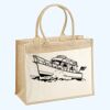 Cotton Pocket Jute Shopper Thumbnail