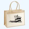 Cotton Pocket Jute Shopper Thumbnail