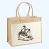 Cotton Pocket Jute Shopper Thumbnail