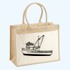Cotton Pocket Jute Shopper Thumbnail
