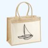 Cotton Pocket Jute Shopper Thumbnail