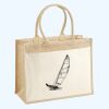Cotton Pocket Jute Shopper Thumbnail