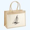 Cotton Pocket Jute Shopper Thumbnail