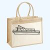 Cotton Pocket Jute Shopper Thumbnail