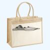 Cotton Pocket Jute Shopper Thumbnail