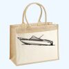 Cotton Pocket Jute Shopper Thumbnail