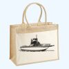 Cotton Pocket Jute Shopper Thumbnail
