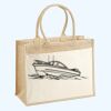 Cotton Pocket Jute Shopper Thumbnail