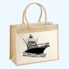 Cotton Pocket Jute Shopper Thumbnail