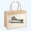 Cotton Pocket Jute Shopper Thumbnail