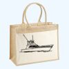 Cotton Pocket Jute Shopper Thumbnail