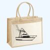 Cotton Pocket Jute Shopper Thumbnail