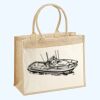 Cotton Pocket Jute Shopper Thumbnail